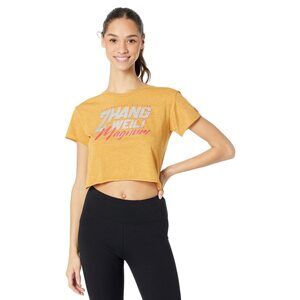 UFC Weili Zhang Magnum Cropped Tee Antique Gold XL
